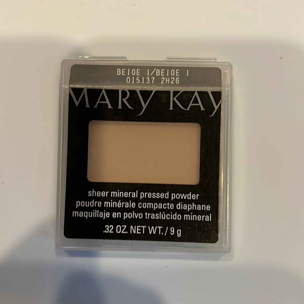 Mary Kay sheer mineral pressed powder beige 1
